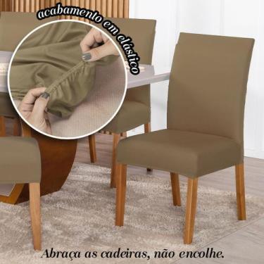 Imagem de Kit Capa De Cadeiras 6 Peças Cores Diversas - Lenharo Enxovais, AVELÃ