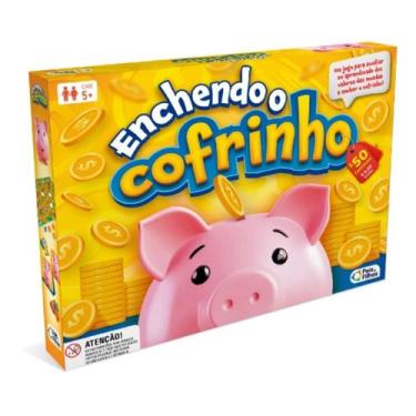 Imagem de Jogo de Tabuleiro Enchendo o Cofrinho Educação Financeira Infantil Pai