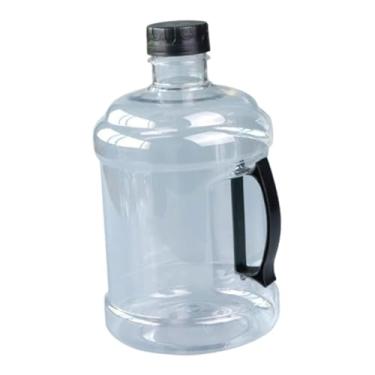 Imagem de YIJU Garrafa de água reutilizável, balde para armazenamento de água, 3L, portátil, fácil de segurar, cantil multiuso para cerimônias, carro, casa e, Preto