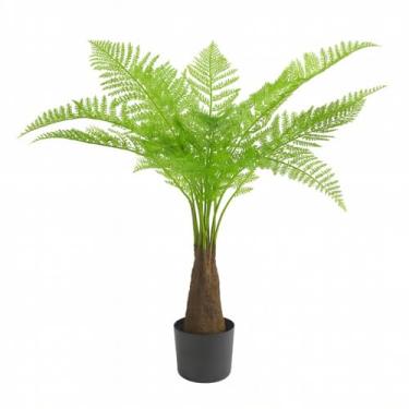 Imagem de Arvore Samambaia Planta Artificial 90cm 15 Folhas Permanente