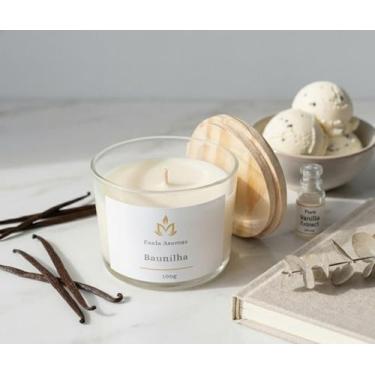 Imagem de Vela Aromática Copo 150g - Exala Aromas, Baunilha