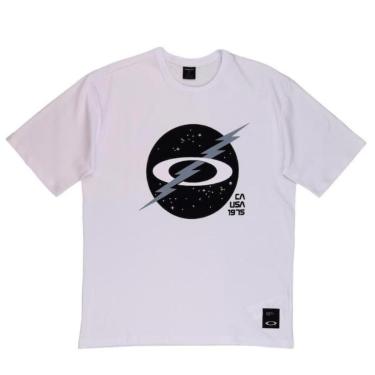 Imagem de Camiseta Masculina Oakley Space Logo Tee Branca-Masculino