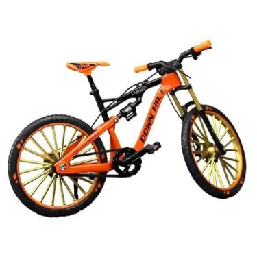 Imagem de Bike Miniatura Speed Sport Mountain Bike 1:10 Metal (Bicicleta Miniatura Down hill - Bike Laranja)