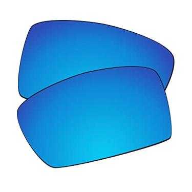 Imagem de EZReplace Lentes de reposição para óculos de sol Oakley Crankshaft OO9239 (lentes polarizadas) – Serve para armação de cambota Oakley (azul gelo)