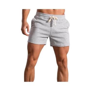 Imagem de Bermudas Casuais Masculinas De Verão Respirável Em Cores Sólidas Para 