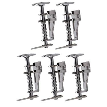Imagem de Acouto Conjunto de Calcador de Máquina de Costura de Aço Inoxidável, 5 Peças para Acolchoamento de Movimento e Bordado, Visibilidade Clara e Peças Portáteis