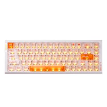 Imagem de ATK RS6 Air Hall Effect Gaming Keyboard, 8K Polling, 256K Scan, 0.08 ms Latency, Adjustable 0.001–3.3 mm RT, Hard Gasket 5-Layer, Aluminum Plate, 65% 68-Key (White-Ice Blade)