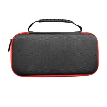 Imagem de EBTOOLS Bolsa de Viagem para Console de Jogos Portátil, Estojo Rígido de Armazenamento Portátil retrô Com Forro Macio e Bolso de Malha para RG556 RG557, Design de Alça Ergonômica, Capa
