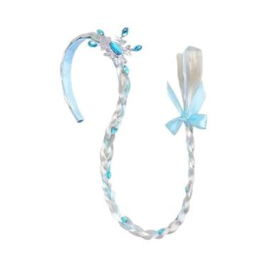 Imagem de Tiara De Cabelo Sintético Da Princesa Elsa E Anna Da Frozen 2, Acessór