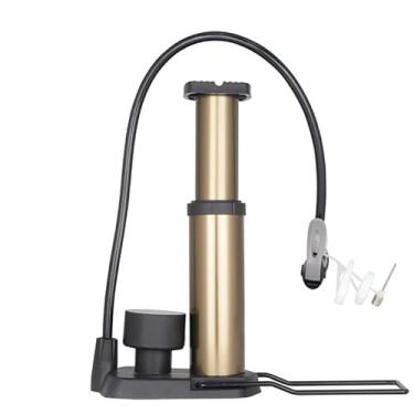 Imagem de Feiyx Bomba de bicicleta portátil mini multifuncional bomba de piso de bicicleta bomba de ar ergonômica bomba de pneu de bicicleta universal, para carro, bicicleta, motocicleta, basquete e outros