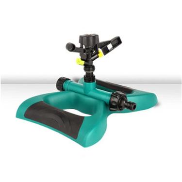 Imagem de HHHJQFAAT Aspersor giratório para gramado de jardim com suporte de bocal, irrigador usado para irrigação e irrigação, pode ser acorrentado