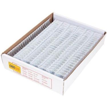 Imagem de Wire-o Para Encadernação 2x1 A4 Branco 3/4 Para 140fls 25un  - CASSMAR