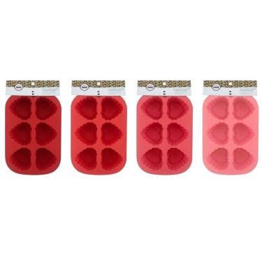 Imagem de Forma para Cupcake Silicone 7x7x5,5cm 1 Unidade Sortido Casual Home