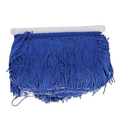 Imagem de Generic Acessórios de Vestido de Renda Com Franjas de Borlas para Artesanato de Costura para Decoração de Roupas 14 Cm / 5,5 pol. para Palco e Festa (Azul real)