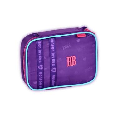 Imagem de Estojo Rebecca Bonbon Box Necessárie 100 Pens Viagem Escolar, Roxo