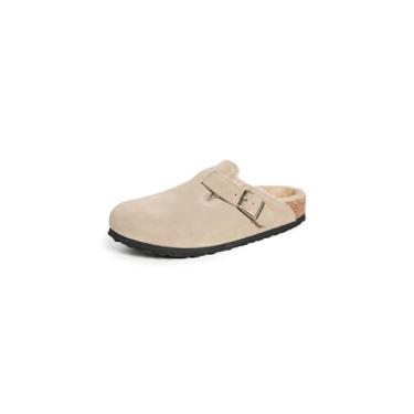 Imagem de Birkenstock Palmilha masculina Boston macia, Cinzento-acastan, 12