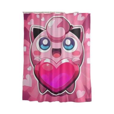 Imagem de Cortina De Chuveiro Com Desenho De Squirtle Pokemon, Decoração Leve Pa