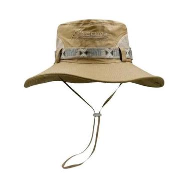 Imagem de Chapéu De Verão Masculino Com Aba Larga, Proteção UV, Malha, Para Pesc