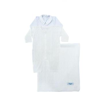 Imagem de Saída De Maternidade Menino em trico Ref MM303BC-Masculino