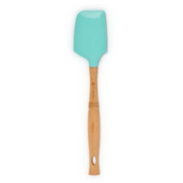 Imagem de ESPÁTULA LE CREUSET VÊNUS PRO GRANDE SILICONE CABO EM MADEIRA AZUL COOL MINT 93007604496000