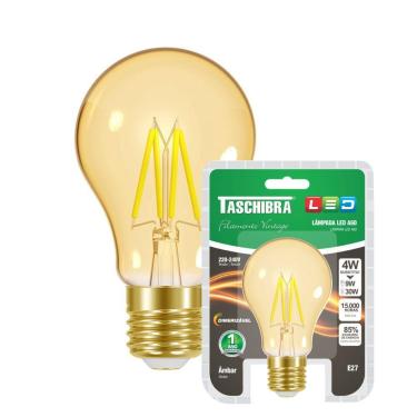 Imagem de Lâmpada Led Filamento A60 E27 Dimerizavel Taschibra 220v