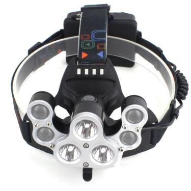 Imagem de Lanterna de Cabeça 7 Led XM-L T6 4 Modos 35000LM - Lorben