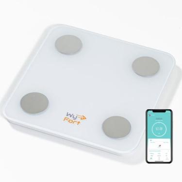 Imagem de Balança Digital Corporal Bioimpedância Smart APP WF06 - Wyfort Electro