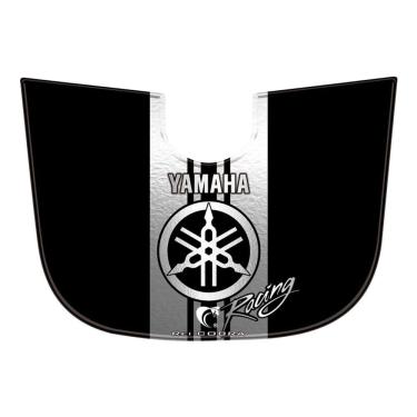 Imagem de Adesivo Protetor De Rabeta De Moto Yamaha Ybr Preto