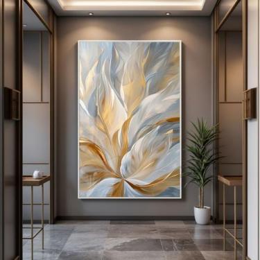 Imagem de Quadro com Moldura e Acrilico Cristal Vidro Artistico Pinceladas para 