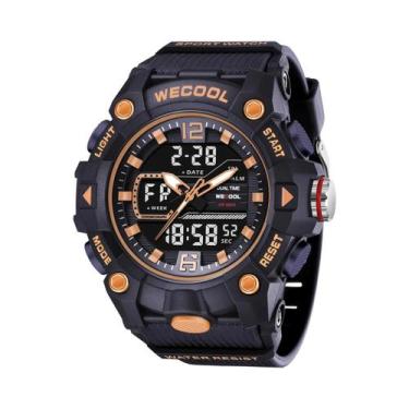 Imagem de Relógio Digital À Prova d'Água Com Duplo Display WECOOL W-820, Relógio