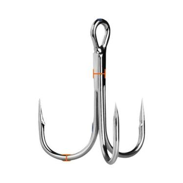 Imagem de Anzóis Triplos Afiados 25-50 Peças Para Pesca Em Água Doce E Salgada C