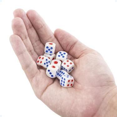 Imagem de Kit 9 Dados D6 Para Jogos Rpg E Tabuleiro Tradicional 11mm - Hxt