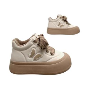Imagem de Novos Sapatos de Algodão Quentes e Antiderrapantes de Cano Alto para M