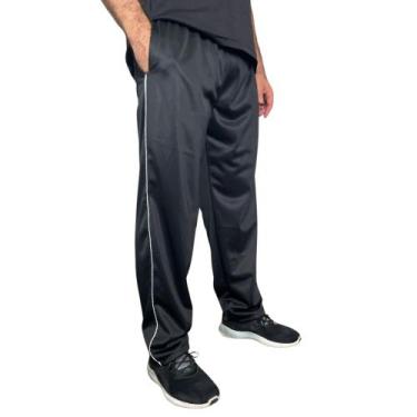 Imagem de Calça Helanca Masculina Flanelado Roupa Inverno Agasalho Academia Jogg