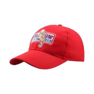 Imagem de Boné Vermelho Adulto Forrest Gump Shrimp Co Para Cosplay E Esportes Ao