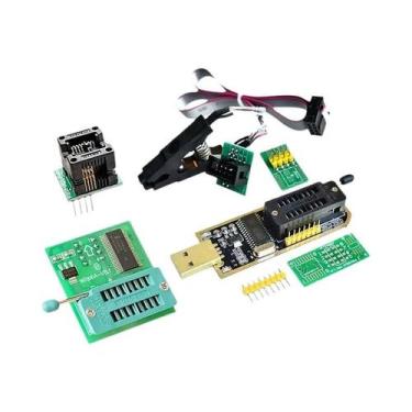 Imagem de Módulo Programador USB EEPROM Flash BIOS Série 24 25 Com Clip De Teste