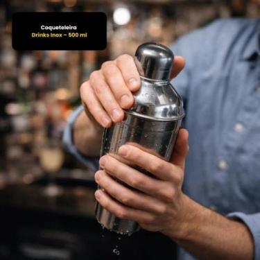 Imagem de Coqueteleira Elegante Prática Durável para Drinks Bebidas Festas em In
