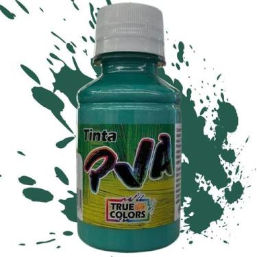 Imagem de Tinta Pva Fosca 100ml True Colors - Cores Frias, VERDE ENSEADA - 7221