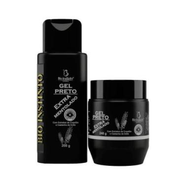 Imagem de Gel Preto Extra Mentolado Pote 240G Bio Instinto