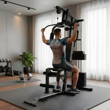 Imagem de Academia Residencial Completa Eagle Force 45kg Estação Multi Exercício