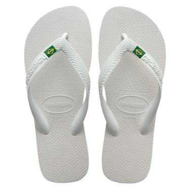 Imagem de Chinelo Havaianas Brasil 1 - Branco - Tam 41/42-Unissex