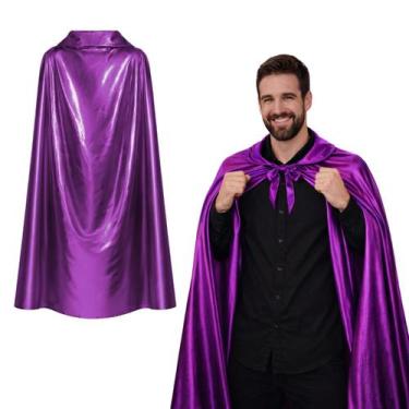 Imagem de Capa para Fantasia Roxa Metalizada - Adulto - Extra Festas