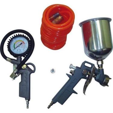 Imagem de Kit de Acessórios para Compressor Motomil Man com Pistola, Mangueira, 