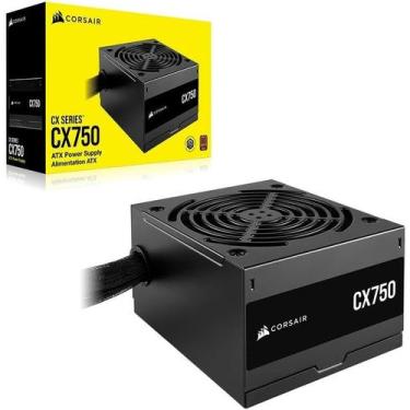 Imagem de Fonte Corsair Cx750 750w 80 Plus Bronze - Cp-9020279-br Cor Preto