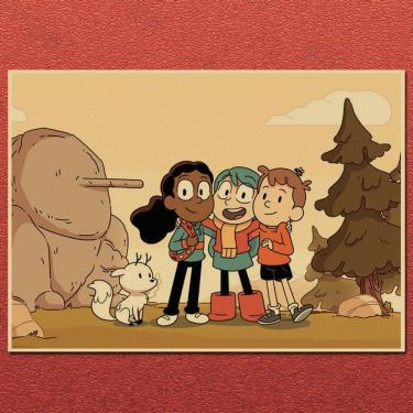 Imagem de Pôster Hilda Animated Series 30x42cm, arte de parede sem moldura