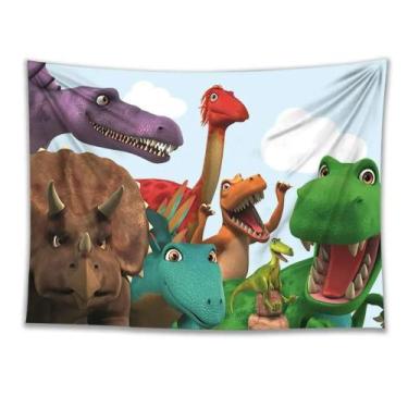 Imagem de Estética de sala de parede de dinossauro de tapeçaria 150x100cm - yiwe