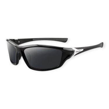 Imagem de Oculos de sol Masculino Esportivo Polarizado LukeSports Cor:Preto, Pre