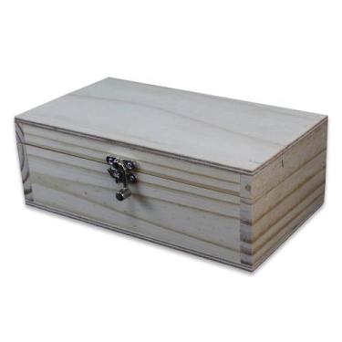 Imagem de Baú P/ Presente 7001-r 14x25x10 - MAD. ART EM MADEIRAS