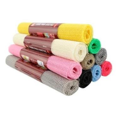 Imagem de Forro de Gaveta PVC Antiderrapante Corte Fácil Tapete Protetor para Ar