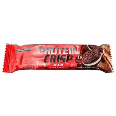 Imagem de 1 Barrinha Protein Crisp Bar Cookies And Cream 45g Integralmedica